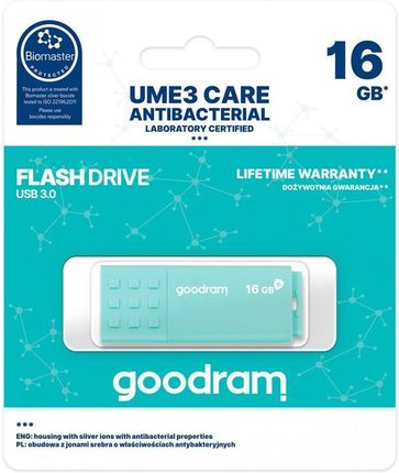 GOODRAM 16GB UME3 CARE USB 3.0 (UME3-0160CRR11)