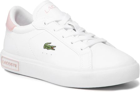Lacoste Sneakersy Powercourt 0721 Suc 7-41Suc00141Y9 Wht/Lt