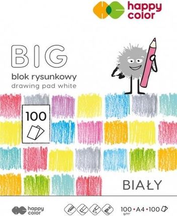 Blok Rysunkowy Biały A4/100K Big Happy Color Gdd