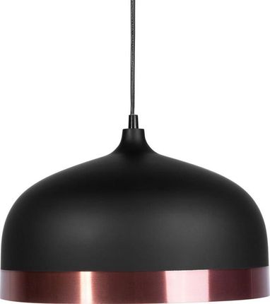 Beliani Lampa wisząca metalowa czarno-miedziana PARINA (84055)
