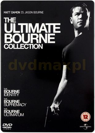 Kolekcja Bourne'a (Bourne Collection) (Tożsamość / Krucjata / Ultimatum) (steelbook) (3DVD)