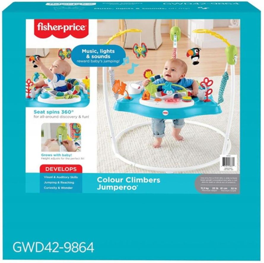 Fisher-Price Kolorowy skoczek z dźwiękami GWD42