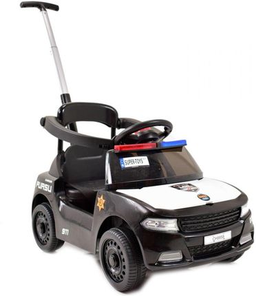 Super Toys Pierwszy Jeździk Policyjny Policja Światła Dźwięki Ch9958A Czarny
