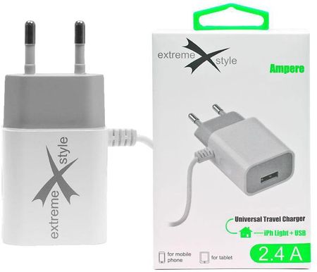 Extremestyle iPhone Lightning + USB 2.4A (ŁAD000254)