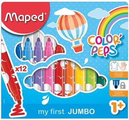 Maped Flamastry Colorpeps Maxi 12-Kol. ,
