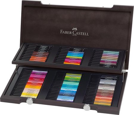 Faber-Castell Pisaki Pitt Artist Pen 90 Kolorów W Eleganckiej Drewnianej Kasecie
