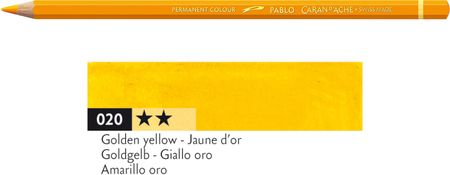 Caran D'Ache Kredka Pablo Kolor 020 Golden Yellow