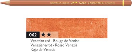 Caran D'Ache Kredka Pablo Kolor 062 Venetian Red Wenecka Czerwień