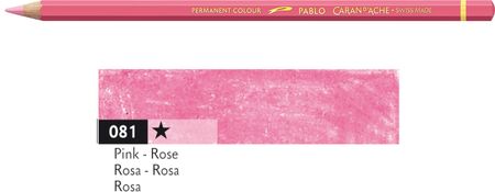 Caran D'Ache Kredka Pablo Kolor 081 Pink Różowa