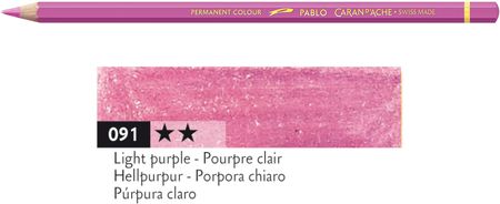 Caran D'Ache Kredka Pablo Kolor 091 Light Purple Jasny Purpurowy