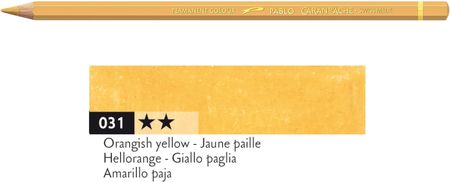 Caran D'Ache Kredka Pablo Kolor 031 Orangish Yellow Pomarańczowo-Żółta