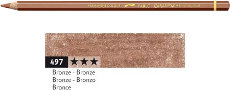 Caran D'Ache Kredka Pablo Kolor 497 Bronze Brązowa