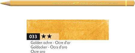 Caran D'Ache Kredka Pablo Kolor 033 Golden Ochre Złota Ochra