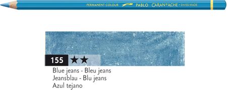 Caran D'Ache Kredka Pablo Kolor 155 Blue Jeans Dżinsowa