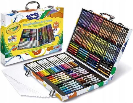 Crayola Zestaw 140 El. Walizka Kredki Pisaki