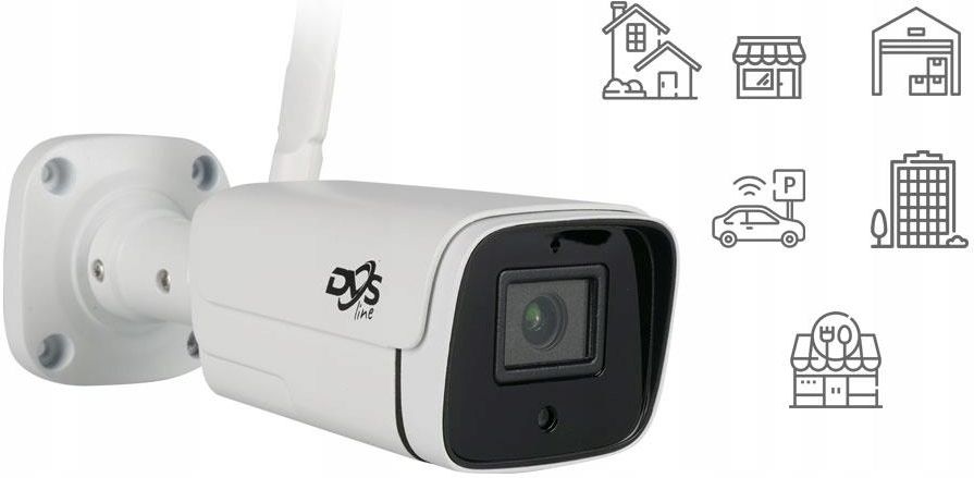 Dvs Bezprzewodowa Kamera Wifi Monitoring 2Mpx Fullhd