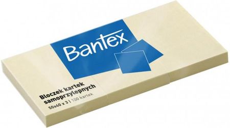 Bantex Bloczki Samoprzylepne 50X40Mm X 3 100 Kartek