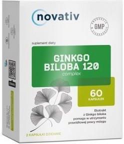 Novativ Ginkgo Biloba 120 complex 60kaps.