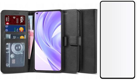 Braders Etui Wallet 2 + Szkło do Xiaomi Mi 11 Lite 4G / 5G