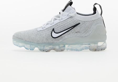 nike air vapormax 2021 fk white black metallic silver