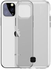 Baseus Transparent Key usztywnione etui z żelową ramką iPhone 11 Pro czarny (WIAPIPH58S-QA01)