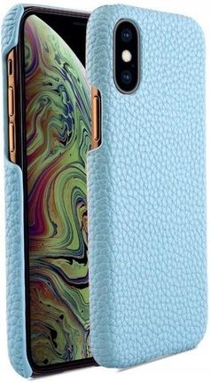 Etui LEATHER Apple iPhone X/XS | Niebieski