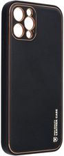 Futerał Forcell LEATHER Case skórzany do IPHONE 13 PRO czarny