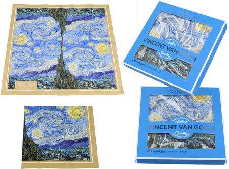 Hanipol Serwetki 20Szt. V. Van Gogh Gwiaździsta Noc Carman