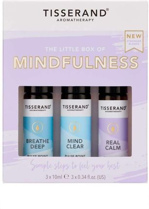 The Little Box of Mindfullness - Zestaw olejków eterycznych na wyciszenie (3x10 ml)