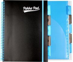 Zdjęcie Pukka Pad Kołozeszyt Project Book Neon A4 Kratka Niebieski - Pilica