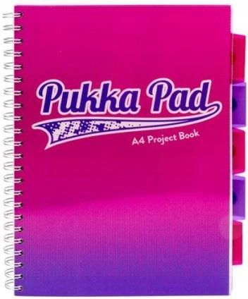 Pukka Kołozeszyt Project Pad A4/200 Fusion Różowy