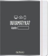 Zdjęcie Herlitz Zeszyt Przedmiotowy Ze Ściągą W Kratkę Do Informatyki A5 60 Kartek - Płock