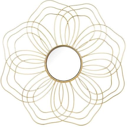 Art-Pol Lustro Dekoracyjne Kwiat Złote 51X51X4Cm