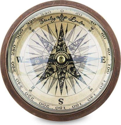 Art-Pol Dekoracyjny kompas stołowy metalowy brązowy