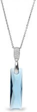 Zdjęcie SPARK CRYSTAL JEWELLERY NASZYJNIK BAGUETTE BERMUDA BLUE - Jarocin