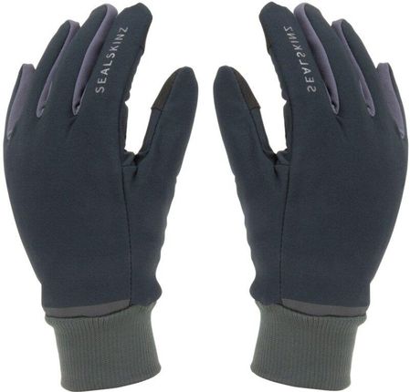Sealskinz Waterproof All Weather Lightweight Gloves With Fusion Control Black Grey