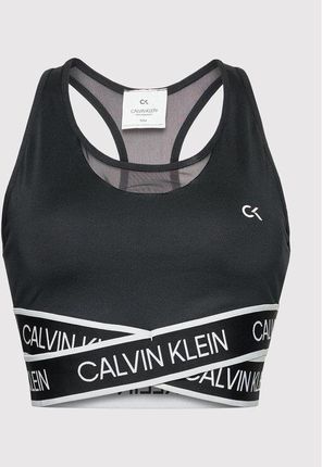 Calvin Klein Performance Biustonosz sportowy Medium Support Sports  00GWT1K137 Niebieski - Ceny i opinie na