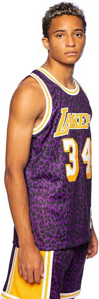 Mitchell & Ness Los Angeles Lakers #34 Shaquille O'Neal Hyper