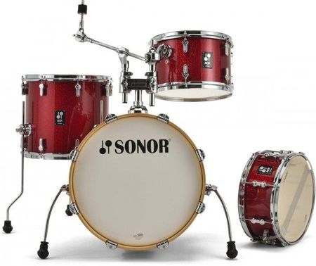 Sonor AQX Jazz shell set Red Moon Sparkle perkusja