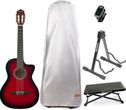 Pasadena SC041C SET 4/4 Red Burst Gitara klasyczna