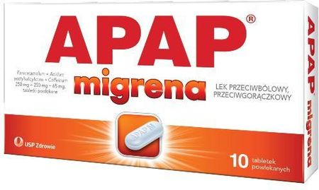 Apap Migrena, 10tabl. powl.