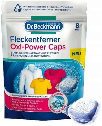 Dr Beckmann Oxi Power Caps Odplamiacz Tabletki 8Szt.