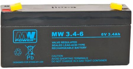 Mw Power Agm 3,4Ah 6V (MW346)