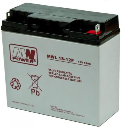 Mw Power Agm Mwl 18Ah 12V F3 (MWL1812F)