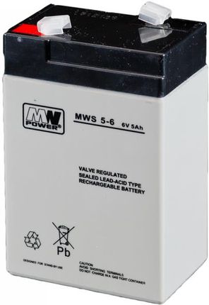 Mw Power Agm Mws 5Ah 6V (MWS56)