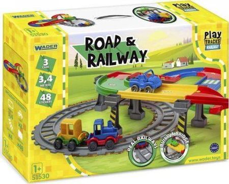 Wader Play Tracks Railway Droga i kolejka