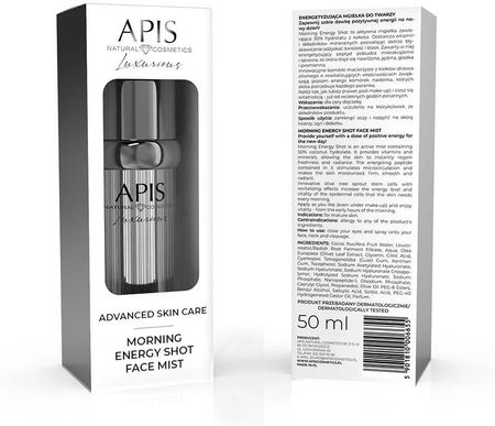 Apis Professional Energizująca mgiełka do twarzy Apis Advanced Skin Care Luxurious 50ml