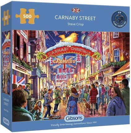 Gibsons Puzzle 500El. Carnaby Street/Londyn G3