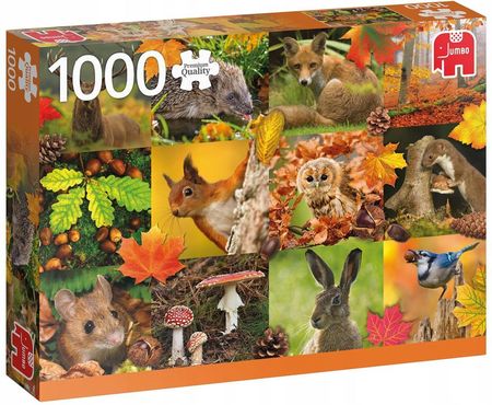 Jumbo Puzzle Zwierzęta Które Lubią Jesień 1000El.