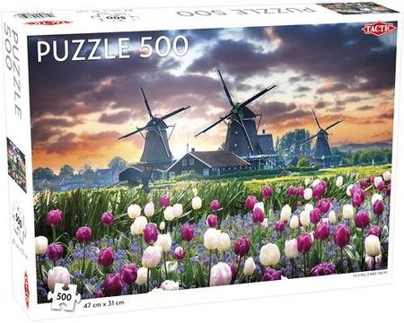 Tactic Puzzle Old Mills And Tulips 500El.